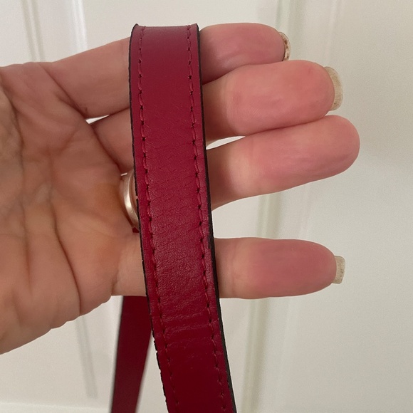 Patricia Nash deep red Tooled leather shoulder bag Santillana - Picture 10 of 13